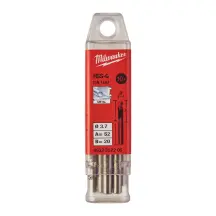 Свердло по металу HSS-G MILWAUKEE DIN1897, діаметр 3,7х52х20мм, скорочене, (10шт), пластикова коробка купити в Києві