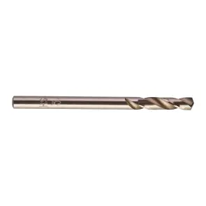 Свердло по металу HSS-G MILWAUKEE DIN1897, діаметр 3,7х52х20мм, скорочене, (10шт), пластикова коробка №2