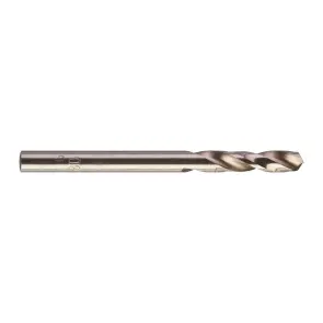 Свердло по металу HSS-G MILWAUKEE DIN1897, діаметр 4,8х62х26мм, скорочене, (10шт), пластикова коробка №2
