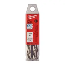 Свердло по металу HSS-G MILWAUKEE DIN1897, діаметр 8,0х79х37мм, скорочене, (5шт), пластикова коробка купити в Києві