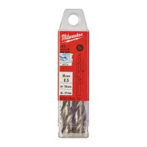 Сверло по металлу HSS-G MILWAUKEE DIN1897, диаметр 8,5х79х37мм, сокращенное, (5шт), пластиковая коробка купить в Украине