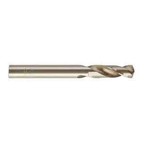 Свердло по металу HSS-G MILWAUKEE DIN1897, діаметр 8,5х79х37мм, скорочене, (5шт), пластикова коробка №2