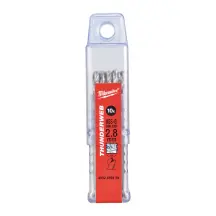 Сверло по металлу THUNDERWEB HSS-G MILWAUKEE DIN338, диаметр 2,8х61х33мм, (10шт), пластиковая коробка