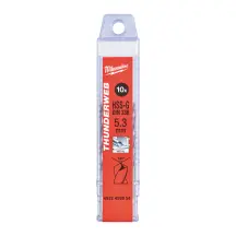 Свердло по металу THUNDERWEB HSS-G MILWAUKEE DIN338, діаметр 5,3х86х52мм, (10шт), пластикова коробка