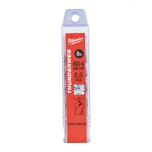 Свердло по металу THUNDERWEB HSS-G MILWAUKEE DIN338, діаметр 6,6х101х63мм, (5шт), пластикова коробка купити в Україні