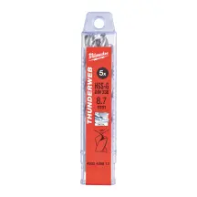 Свердло по металу THUNDERWEB HSS-G MILWAUKEE DIN338, діаметр 8,7х125х81мм, (5шт), пластикова коробка купити в Україні