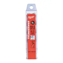 Свердло по металу THUNDERWEB HSS-G MILWAUKEE DIN338, діаметр 9,3х125х81мм, (5шт), пластикова коробка в магазині TVOE