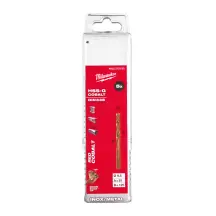 Свердло по металу HSS-Co MILWAUKEE DIN338, діаметр 9,5х125х83мм, (5шт), пластикова коробка в магазині TVOE