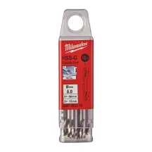 Сверло по металлу HSS-G MILWAUKEE, DIN 1412 C, диаметр 5,0х62х18мм, двухстороннее, (10шт), пластиковая коробка в магазине TVOE