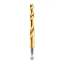 Сверло по металлу RedHEX SHOCKWAVE HSS-TiN MILWAUKEE, диаметр 10,5х122х78мм, (5шт), пластиковая коробка