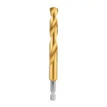 Сверло по металлу RedHEX SHOCKWAVE HSS-TiN MILWAUKEE, диаметр 11,0х125х80мм, (5шт), пластиковая коробка