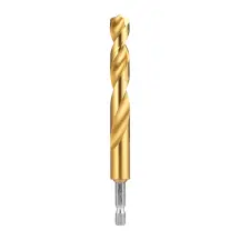 Сверло по металлу RedHEX SHOCKWAVE HSS-TiN MILWAUKEE, диаметр 12,0х127х82мм, (5шт), пластиковая коробка