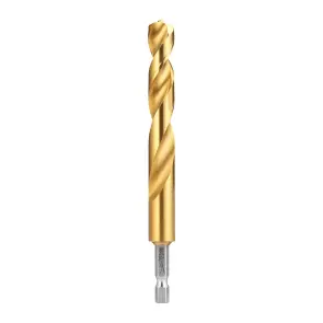 Сверло по металлу RedHEX SHOCKWAVE HSS-TiN MILWAUKEE, диаметр 12,0х127х82мм, (5шт), пластиковая коробка №1