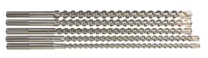 Набір бурів SDS-MAX MX4 MILWAUKEE, (Ø16/18/20/22/25мм) (5шт) пластиковий футляр №1