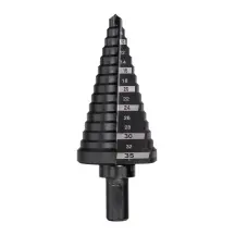 Свердло ступінчасте Step Drill MILWAUKEE, діаметр 6-35мм з кроком 2-3мм