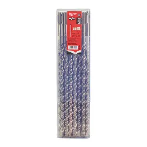 Бур SDS-PLUS M2 MILWAUKEE, діаметр 10,0х260х200мм, (50шт), пластикова коробка №1