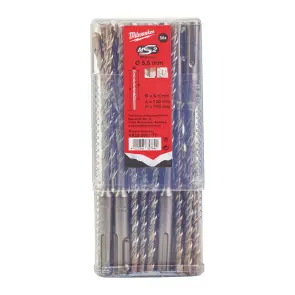 Бур SDS-PLUS M2 MILWAUKEE, діаметр 5,5х160х100мм, (50шт), пластикова коробка №1