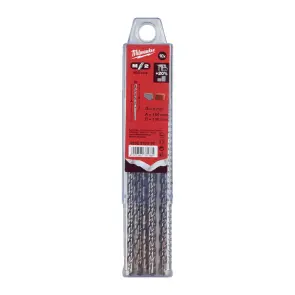 Бур SDS-PLUS M2 MILWAUKEE, діаметр 5,0х160х100мм, (10шт), пластикова коробка №1