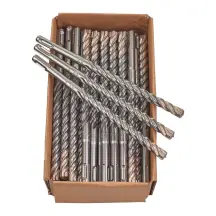 Бур SDS-PLUS MX4 MILWAUKEE, діаметр 12,0х210х150мм, (50шт), пластикова коробка купити в Україні