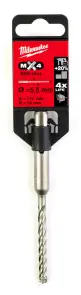 Бур SDS-PLUS MX4 MILWAUKEE, діаметр 5,5х115х50мм №1
