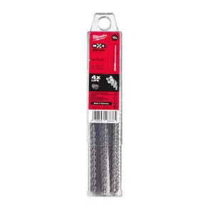 Бур SDS-PLUS MX4 MILWAUKEE, діаметр 5,0х165х100мм, (10шт), пластикова коробка №1