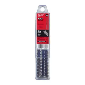 Бур SDS-PLUS MX4 MILWAUKEE,діаметр 6,5х165х100мм, (10шт), пластикова коробка №1