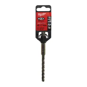 Бур SDS-PLUS MX4 MILWAUKEE, діаметр 7,0х115х50мм №1