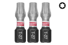 Бита SHOCKWAVE MILWAUKEE, TX27, 25мм, (3шт)