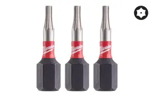Біта SHOCKWAVE MILWAUKEE, TX BO8, 25мм, (3шт) №1