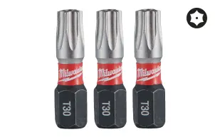 Біта SHOCKWAVE MILWAUKEE, TX BO30, 25мм, (3шт) №1