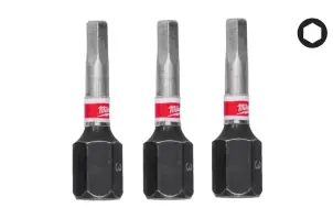Біта SHOCKWAVE MILWAUKEE, Hex3, 25мм, (3шт) №1