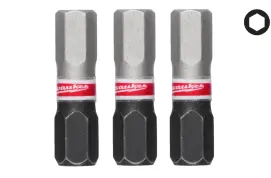 Біта SHOCKWAVE MILWAUKEE, Hex6, 25мм, (3шт)