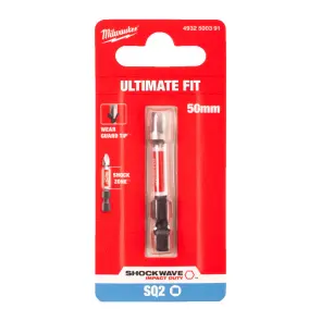 Біта SHOCKWAVE MILWAUKEE, SQ2, 50мм №2