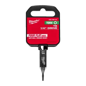 Головка торцева хромована 1/4'' MILWAUKEE з бітою Torx, T8 №2