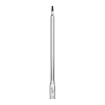 Головка торцева хромована 1/4'' MILWAUKEE подовжена з бітою Torx, T15 купити в Україні