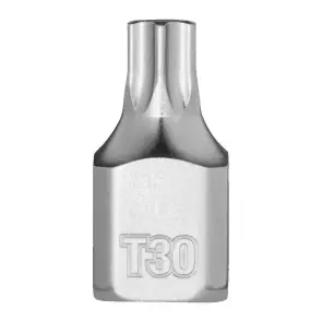 Головка торцева хромована 1/4'' MILWAUKEE укорочена з бітою Torx, T30 №1