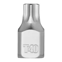 Головка торцева хромована 1/4'' MILWAUKEE укорочена з бітою Torx, T40 купити в Україні