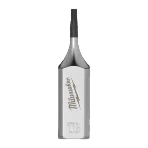 Головка торцева хромована 1/4'' MILWAUKEE з бітою TX BO, T8 №1