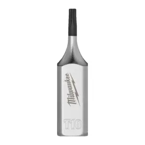 Головка торцева хромована 1/4'' MILWAUKEE з бітою TX BO, T10 №1