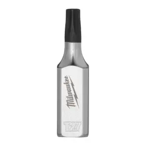 Головка торцева хромована 1/4'' MILWAUKEE з бітою TX BO, T27 №1