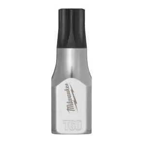 Головка торцева хромована 1/4'' MILWAUKEE з бітою TX BO, T60 №1