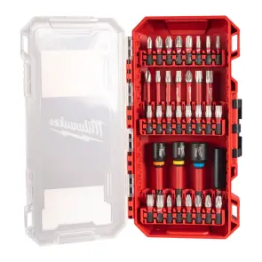 Набор бит SHOCKWAVE PACKOUT MILWAUKEE, (35шт), пластиковый кейс №2