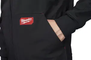 Куртка робоча з капюшоном FREEFLEX MILWAUKEE, SJ BL XL, чорна (розмір XL) №4