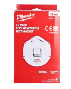 Респіратор MILWAUKEE, FFP3 з клапаном, (10шт) №4