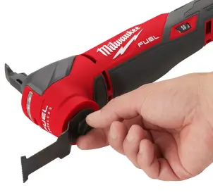 Інструмент багатофунціональний акумуляторний MILWAUKEE, M18 FMT-0X (каркас, універсальне лезо, шліфувальна підошва, шліфувальний №10