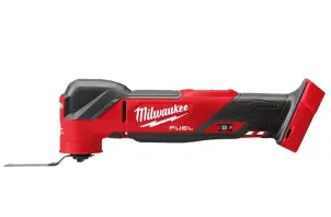 Інструмент багатофункціональний акумуляторний MILWAUKEE, M18 FMT-0 (каркас, лезо для деревини, шліфувальна підошва, наждачний па №1
