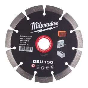 Диск алмазный MILWAUKEE DSU 150, диаметр 150мм (для штроборезов) №2