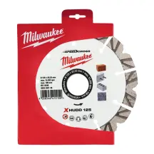 Диск алмазный Speedcross MILWAUKEE XHUDD 125, диаметр 125мм (железобетон, гранит, кирпич)