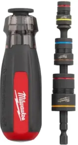 Ключ-отвертка магнитная с торцевыми насадками 6-в-1 ShW MILWAUKEE Impact Multi-Nut Driver №1