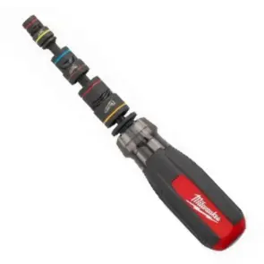 Ключ-отвертка магнитная с торцевыми насадками 6-в-1 ShW MILWAUKEE Impact Multi-Nut Driver №2